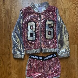 2 Piece Sequin Dancewear